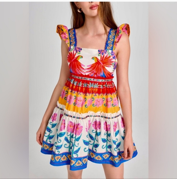 Farm Rio Garden Minidress - Picture 3 of 5